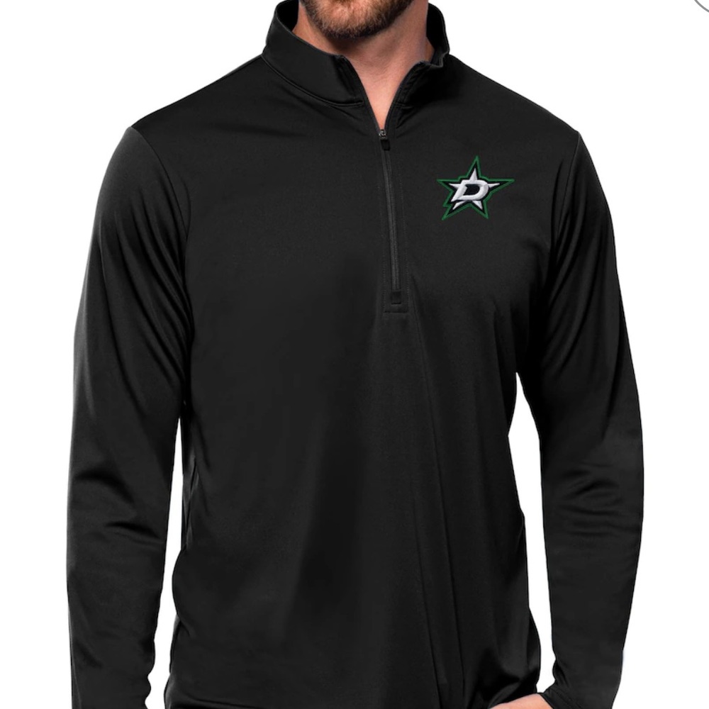 Adidas Men’s Dallas Stars Climalite Quarter Zip - Size Large